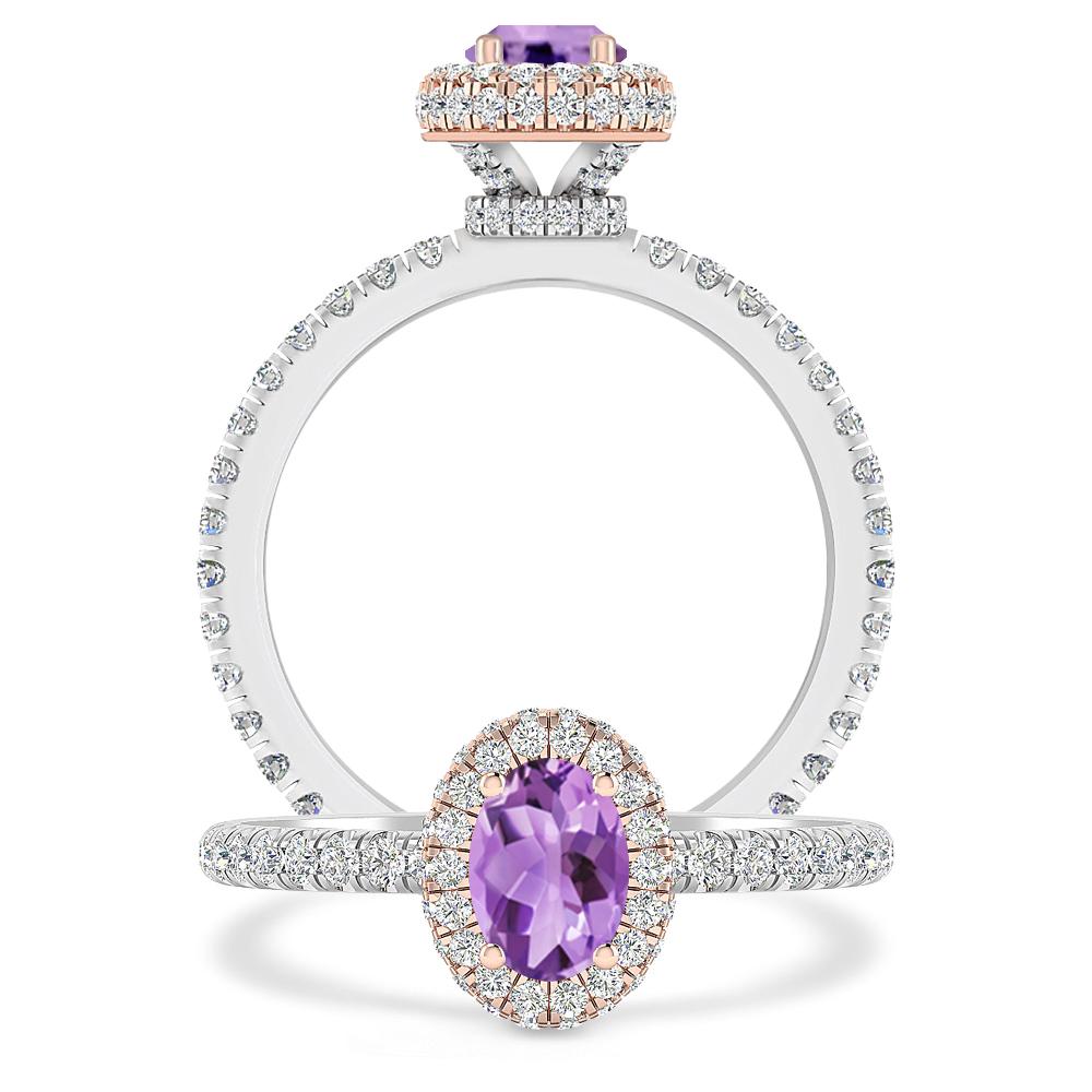 White Gold - Amethyst