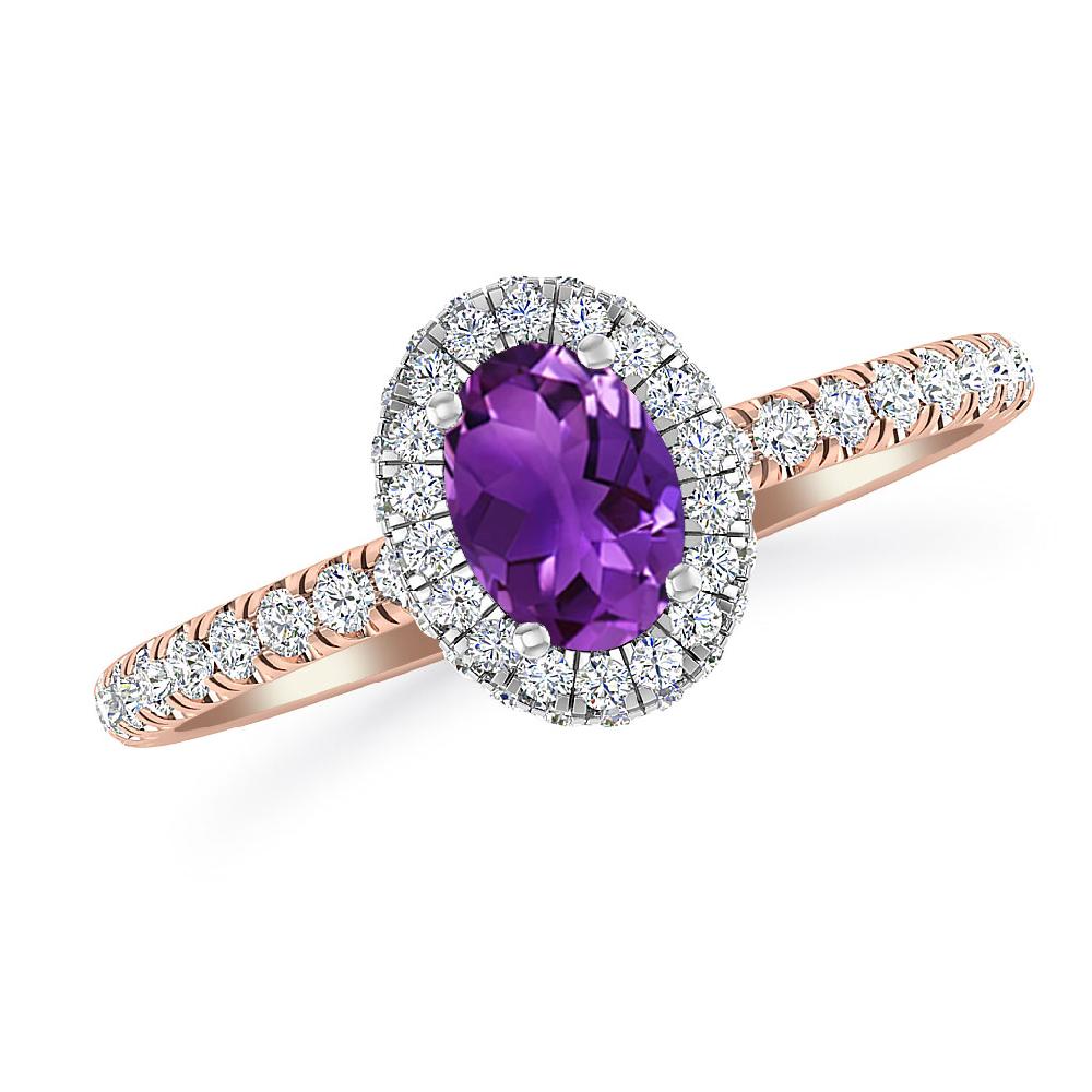 Rose Gold - Amethyst