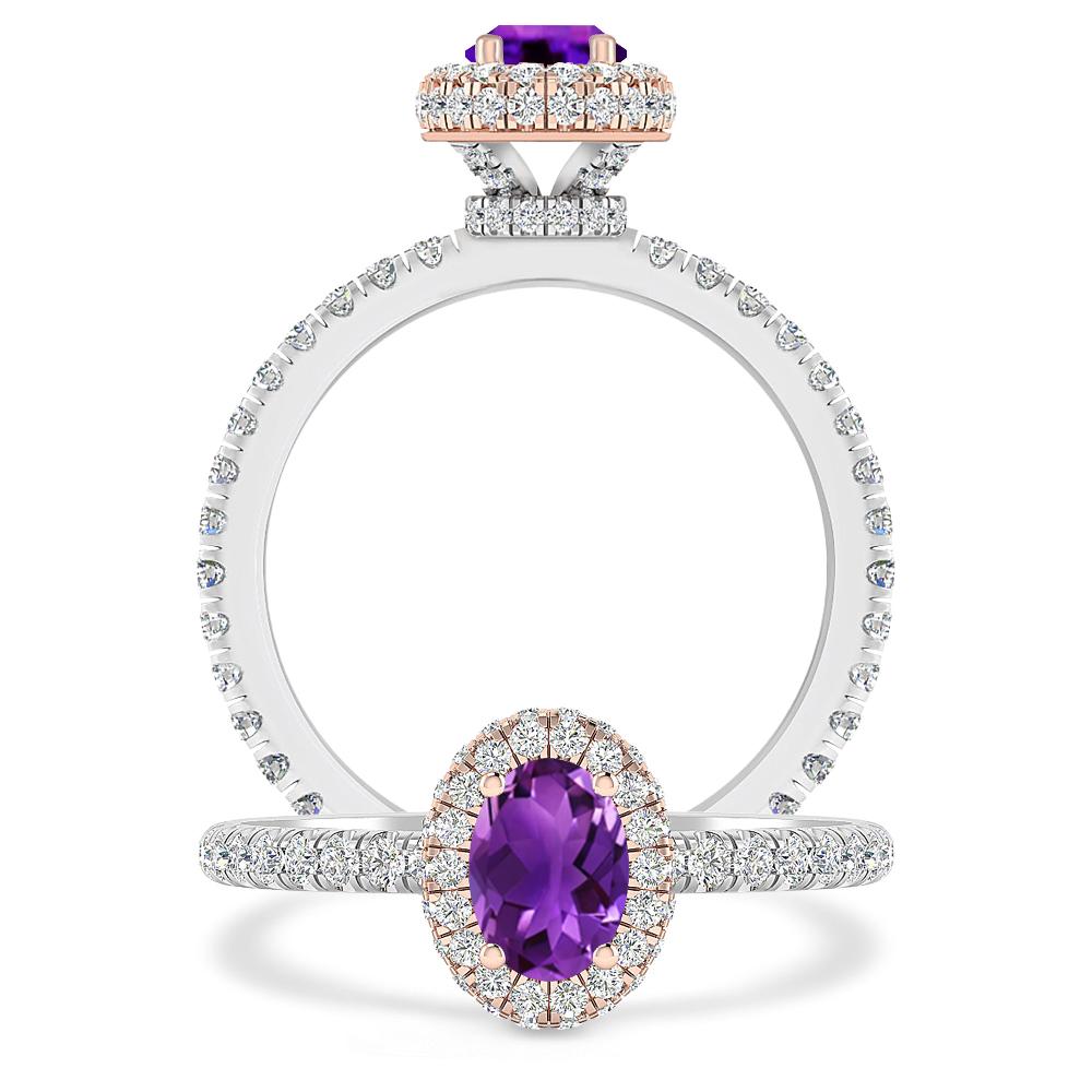 White Gold - Amethyst