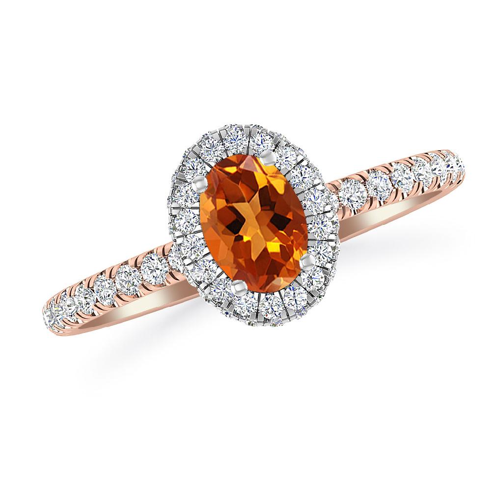 Rose Gold - Citrine