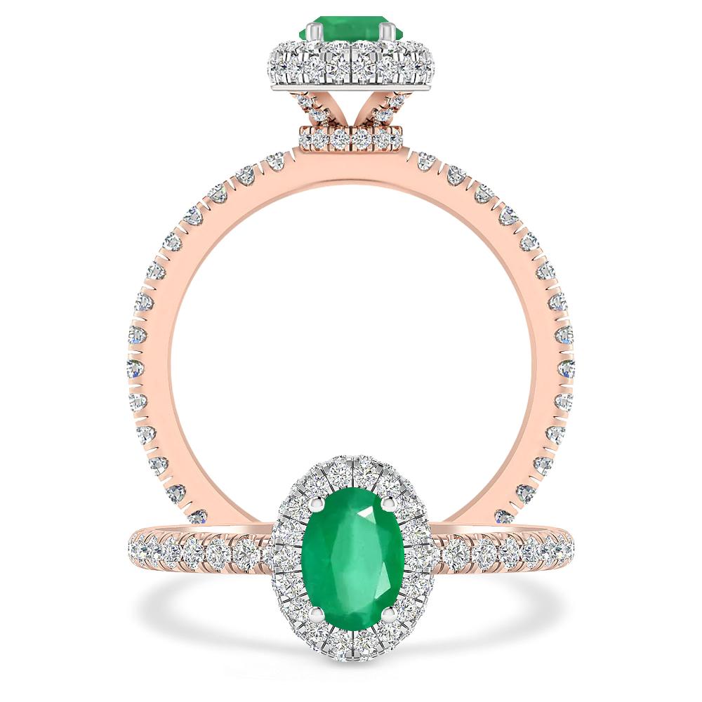 Rose Gold - Emerald