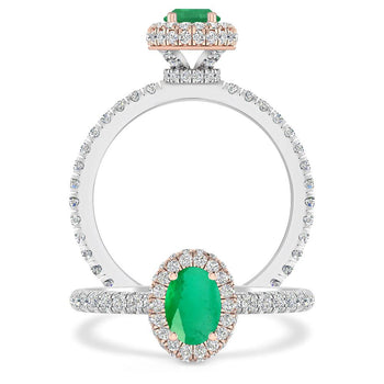 White Gold - Emerald