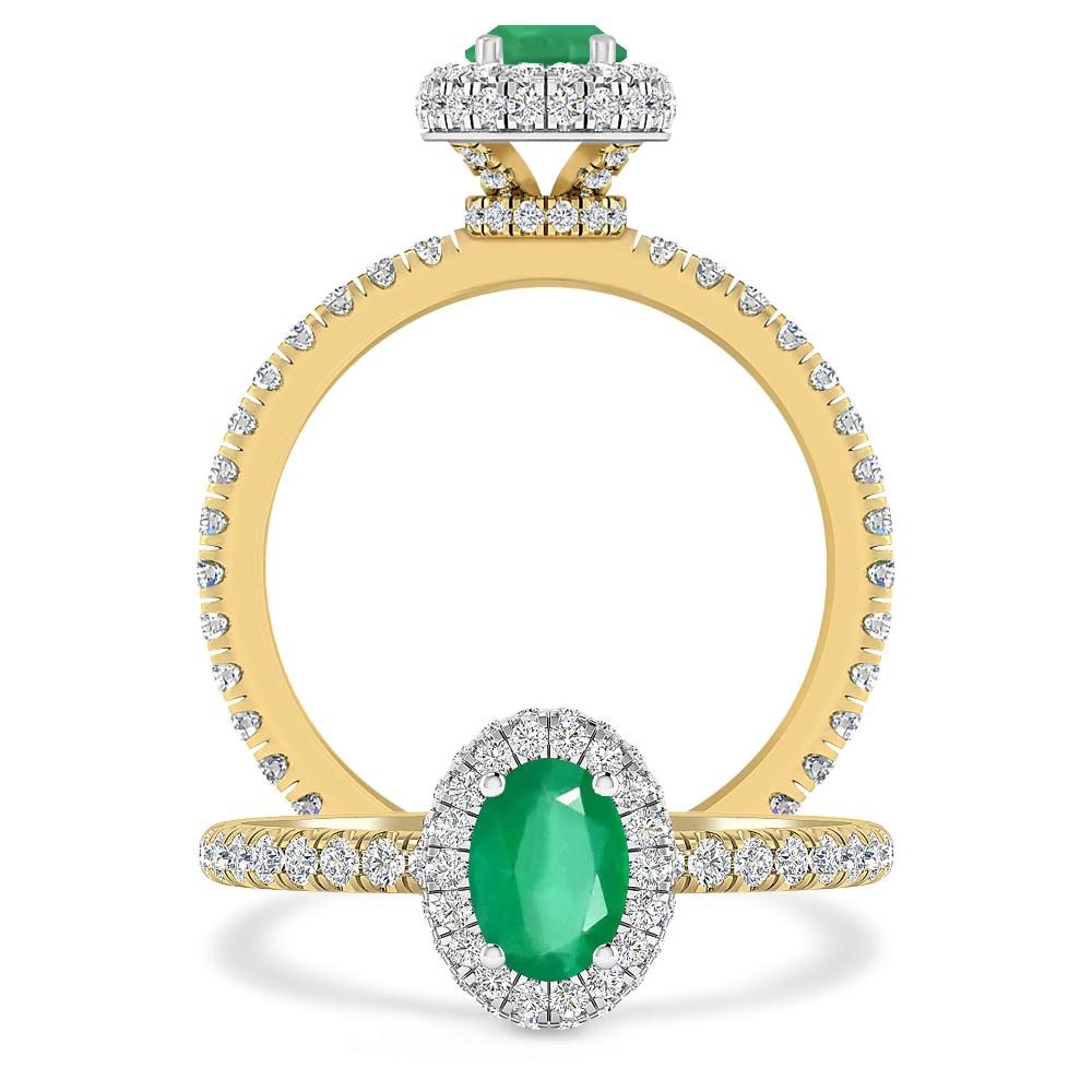 Yellow Gold - Emerald