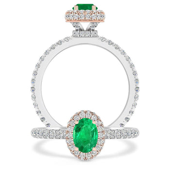 White Gold - Emerald