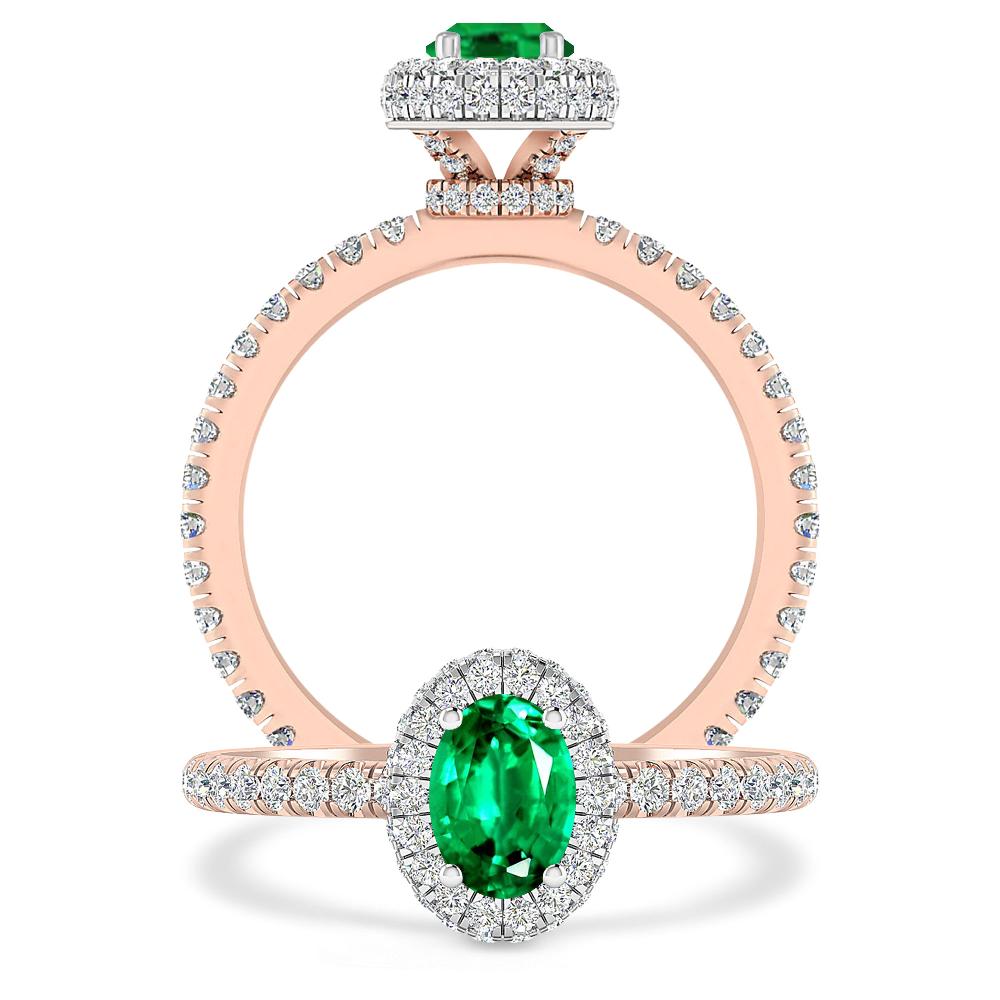 Rose Gold - Emerald