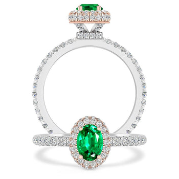 White Gold - Emerald