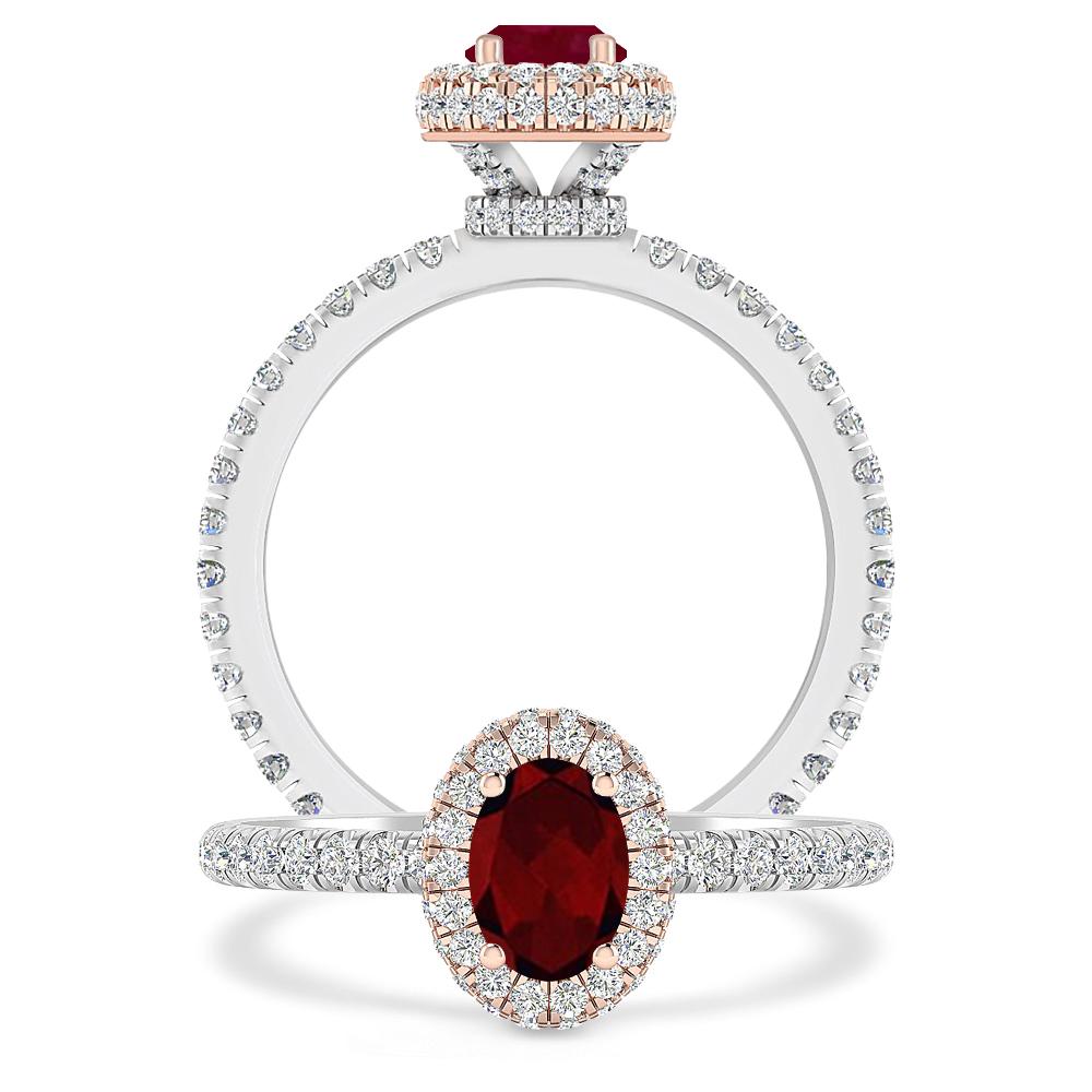 White Gold - Garnet