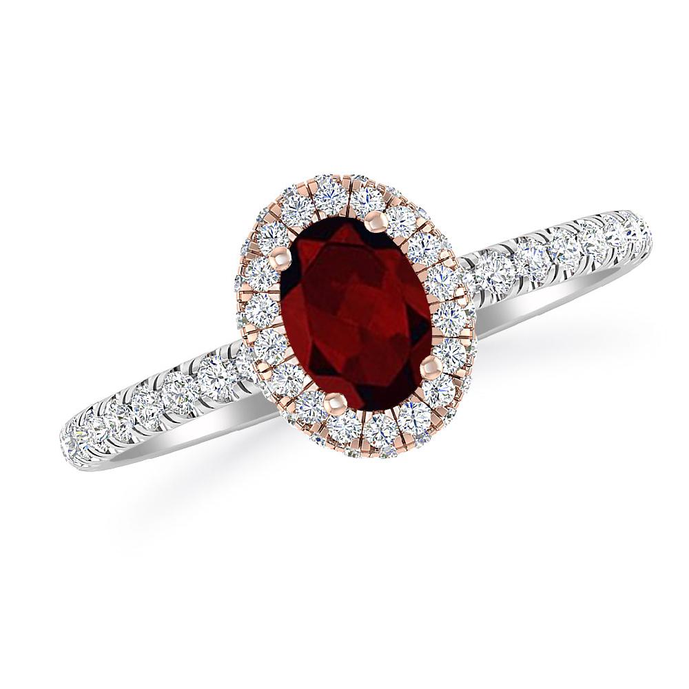 White Gold - Garnet