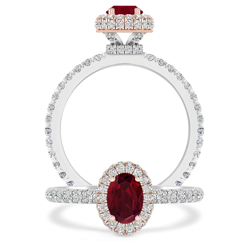 White Gold - Garnet