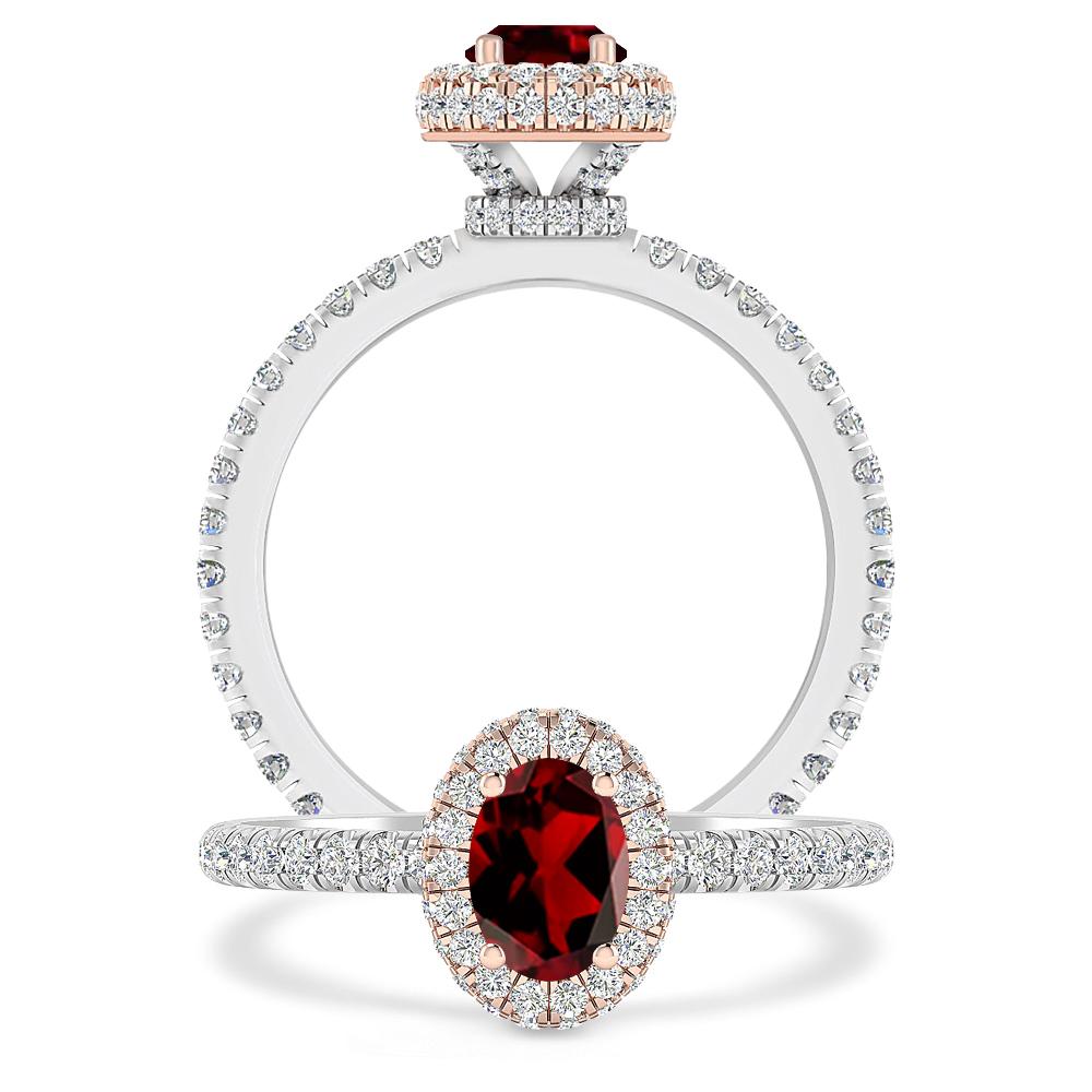 White Gold - Garnet