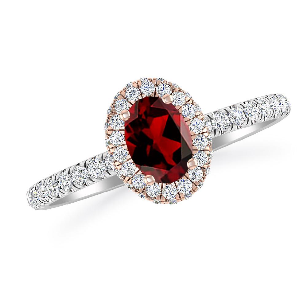 White Gold - Garnet