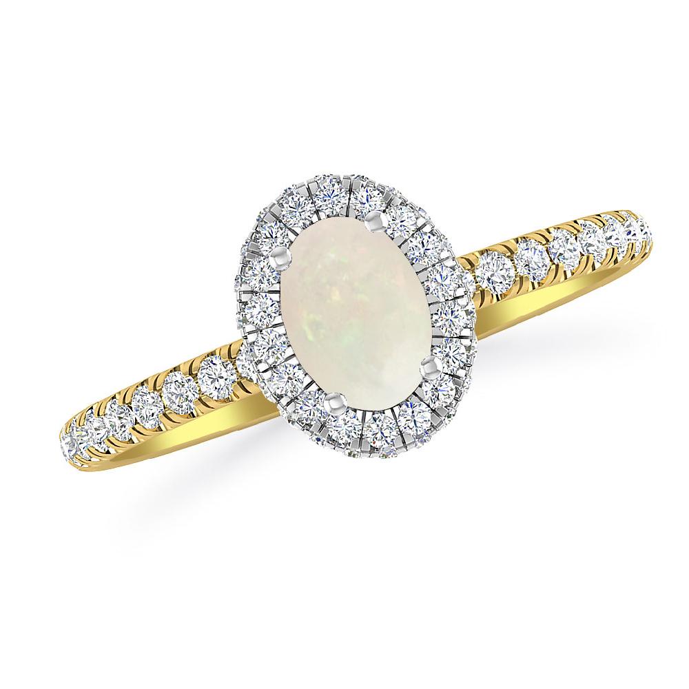 Yellow Gold - Opal