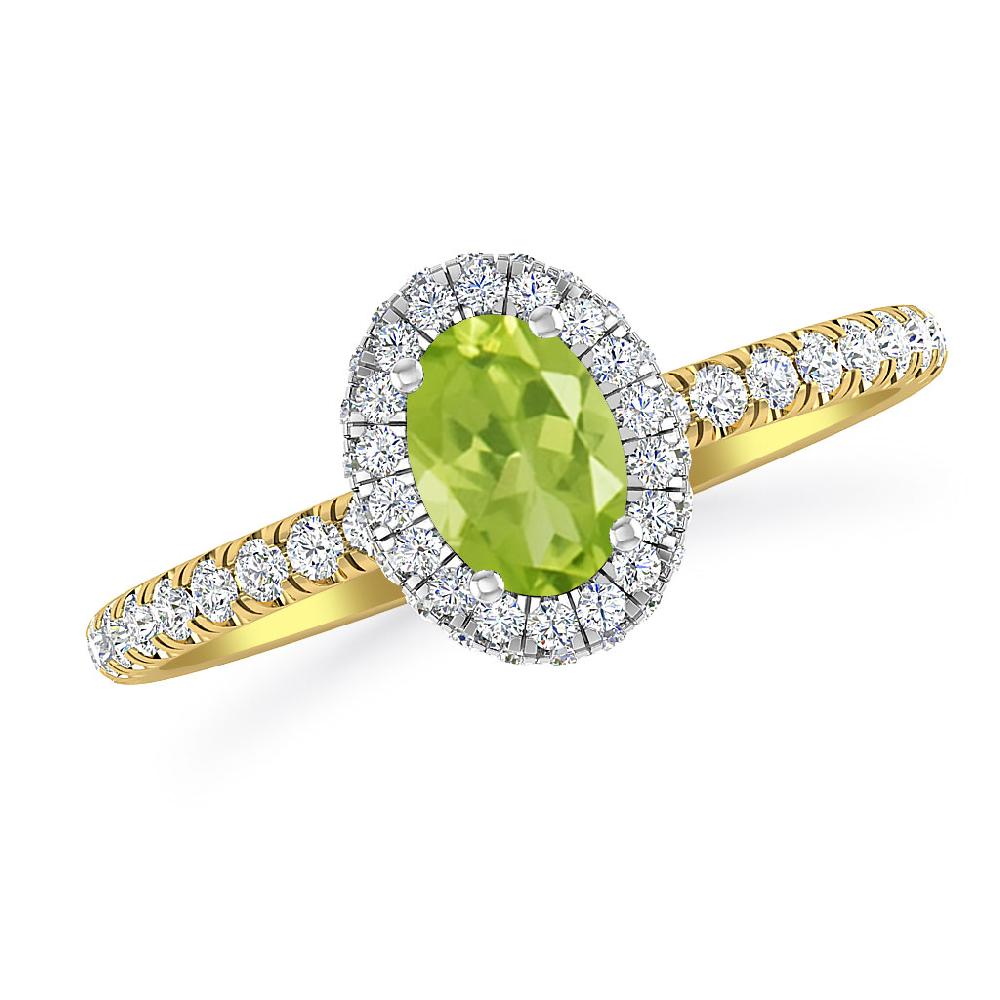 Yellow Gold - Peridot