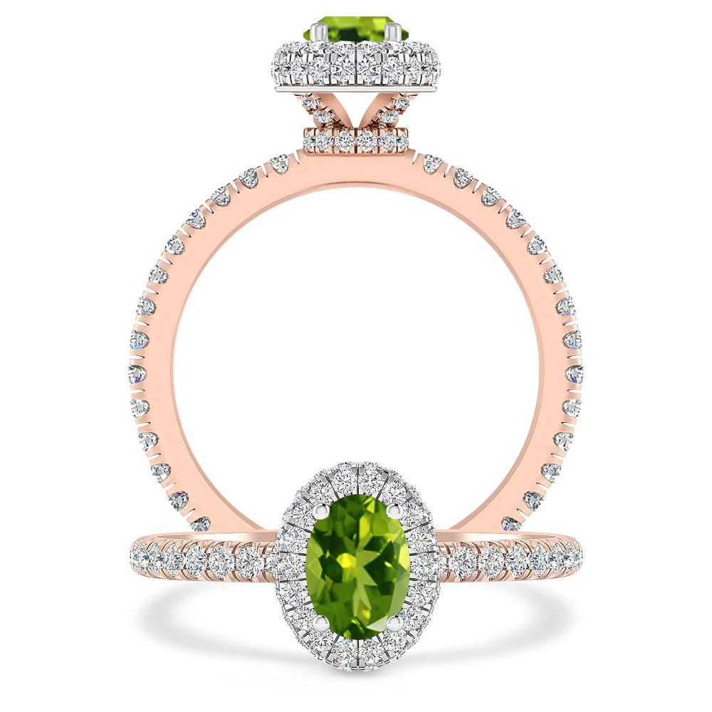 Rose Gold - Peridot