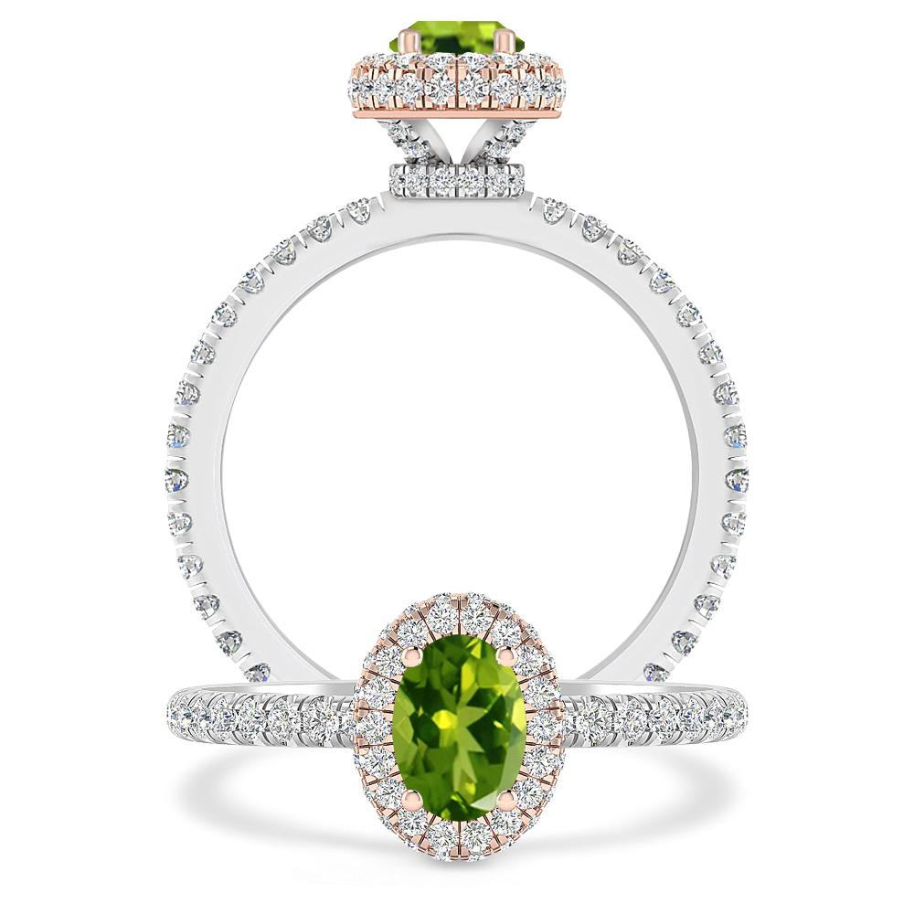 White Gold - Peridot