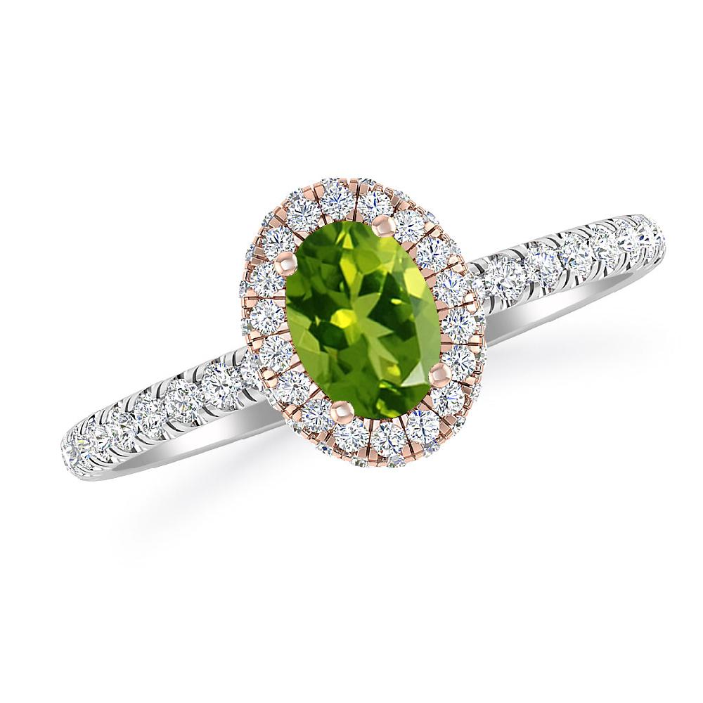 White Gold - Peridot