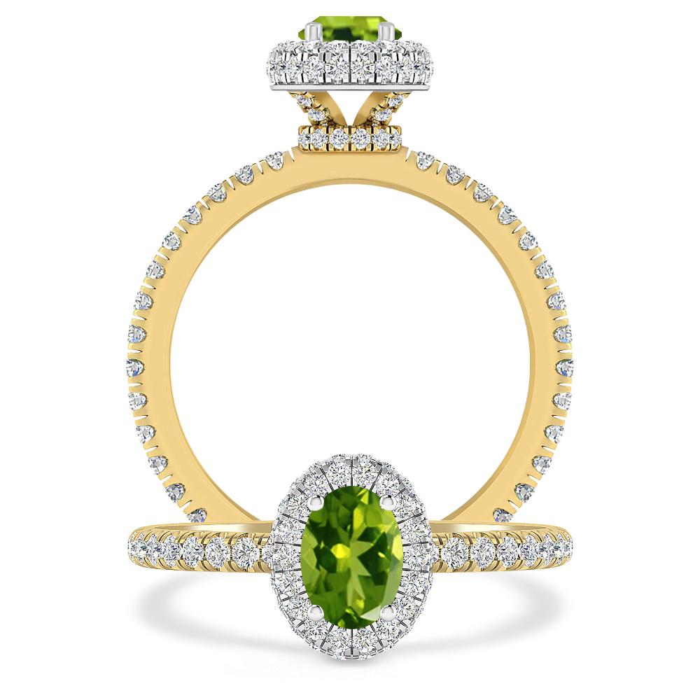 Yellow Gold - Peridot