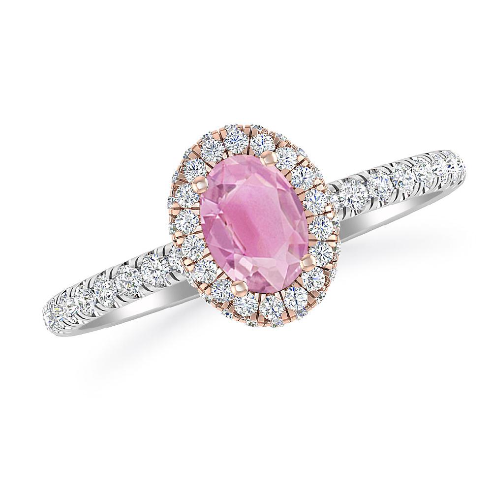 White Gold - Pink Tourmaline