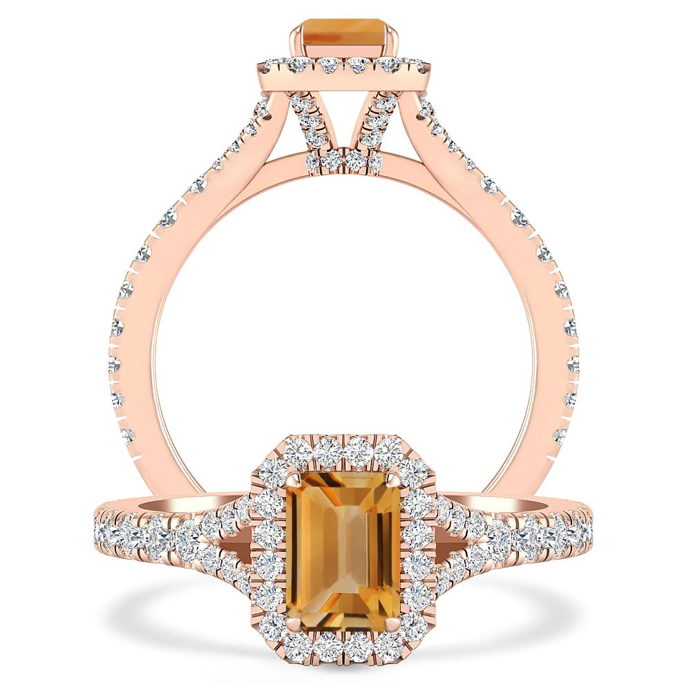 Rose Gold - Citrine