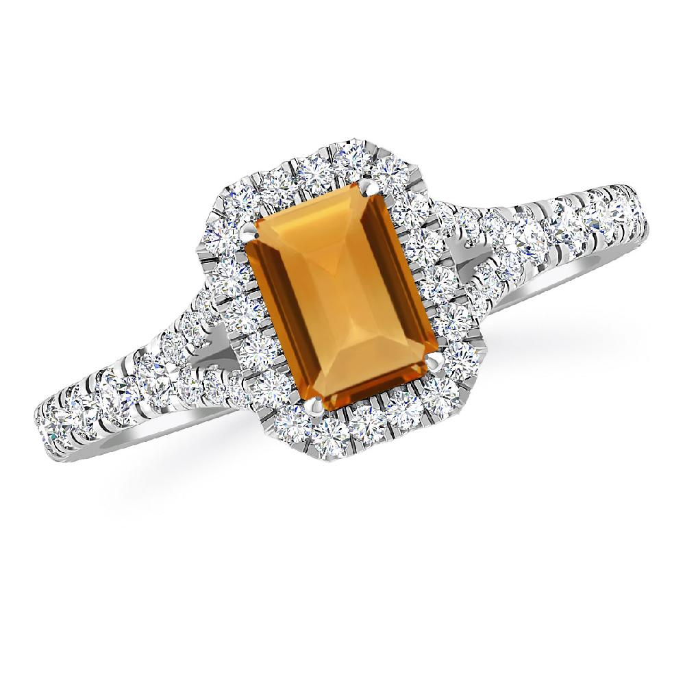 White Gold - Citrine