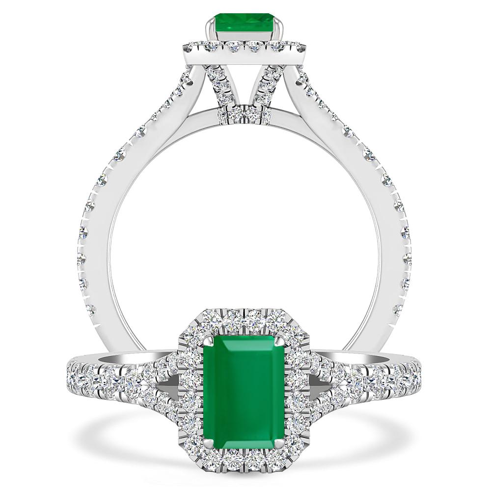 White Gold - Emerald