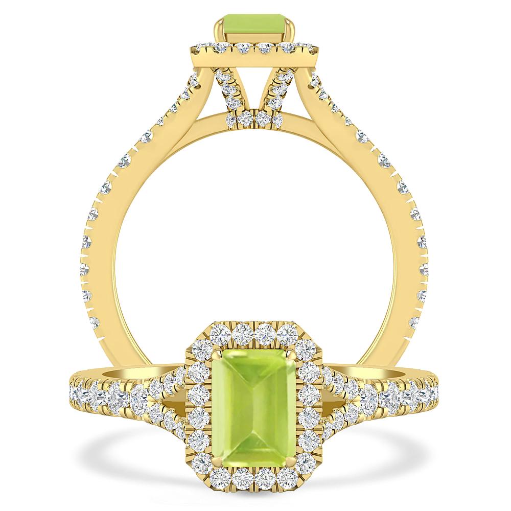 Yellow Gold - Peridot