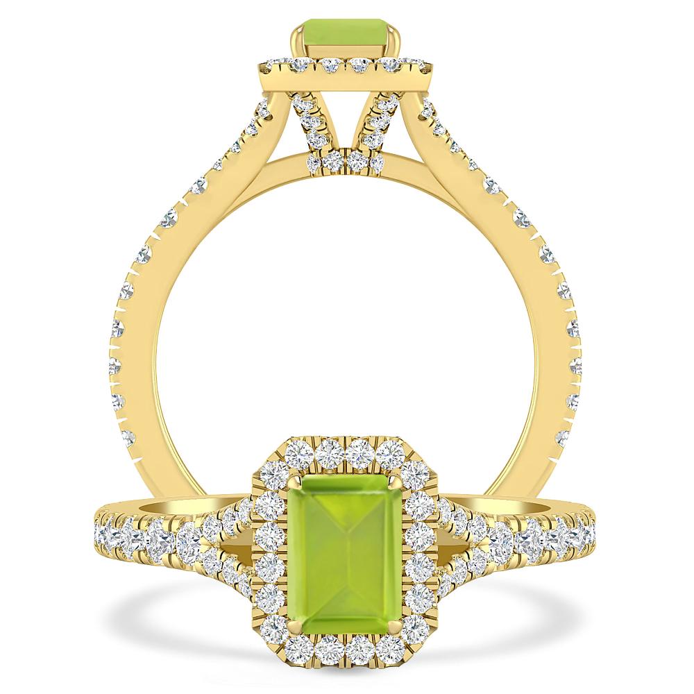 Yellow Gold - Peridot