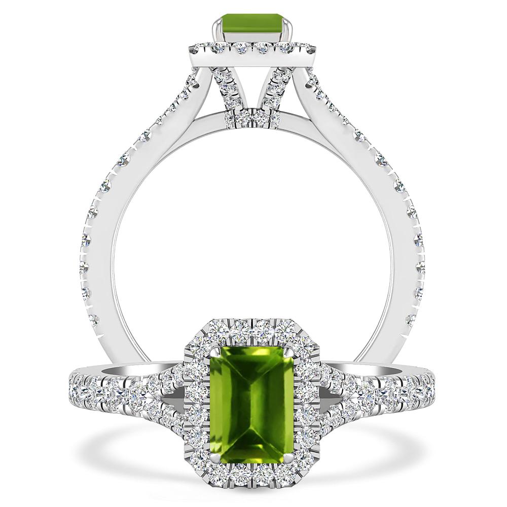 White Gold - Peridot