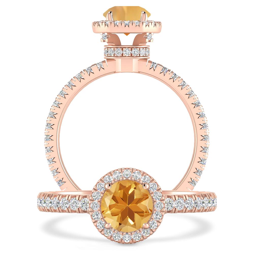 Rose Gold - Citrine