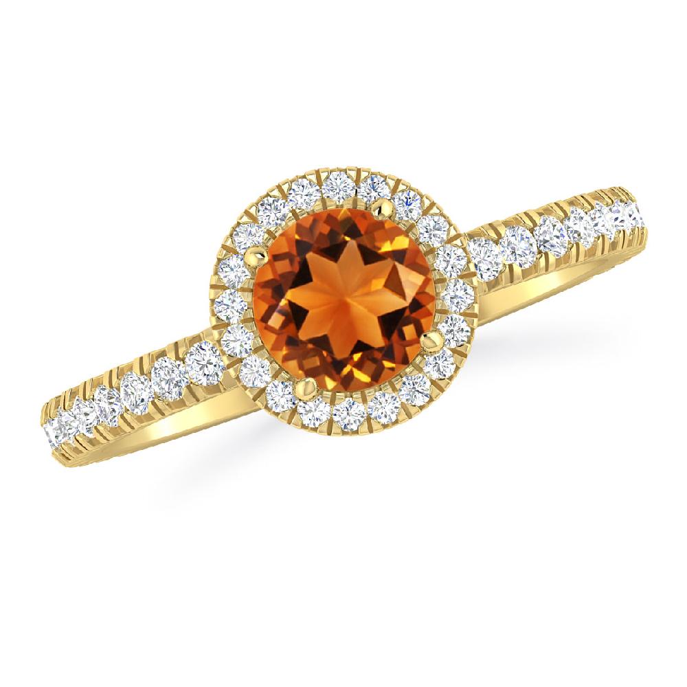 Yellow Gold - Citrine