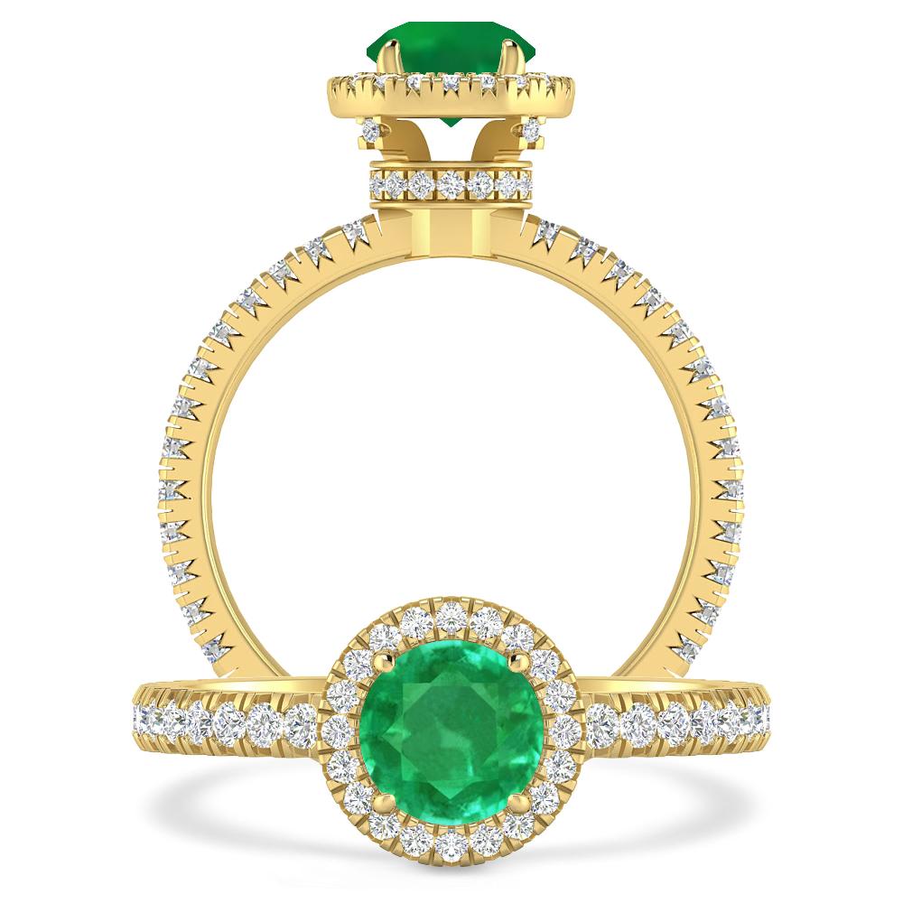 Yellow Gold - Emerald