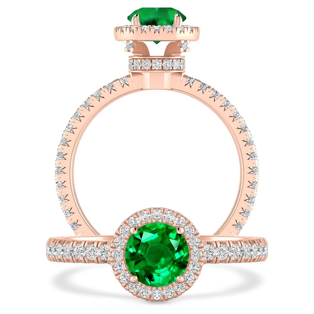 Rose Gold - Emerald