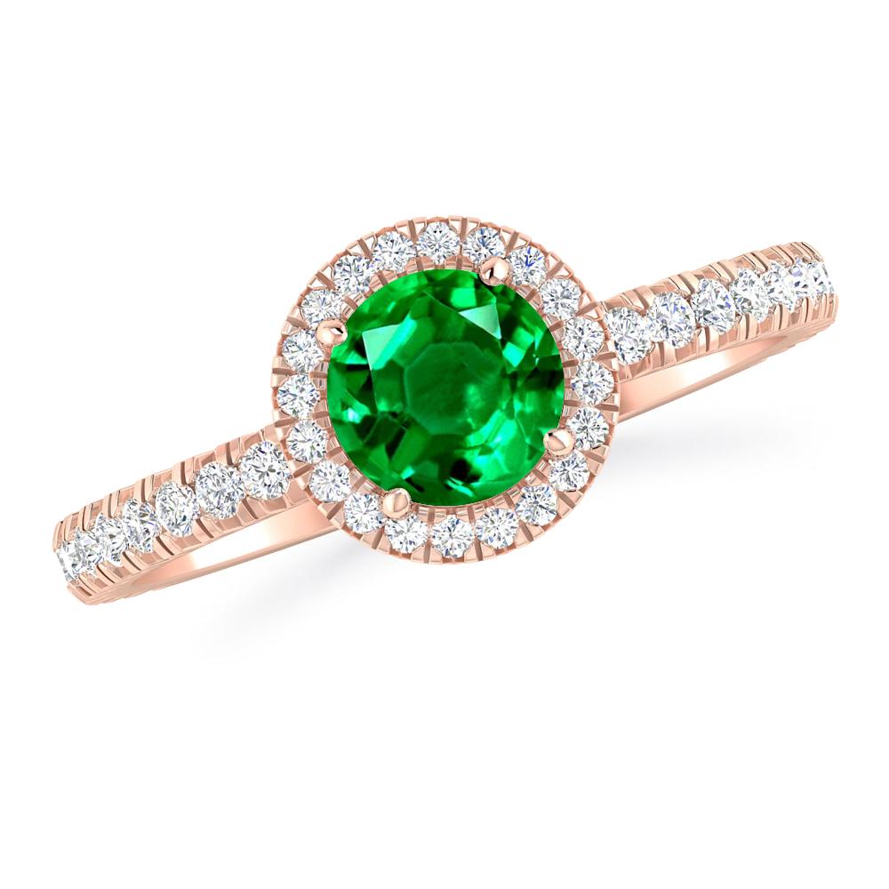 Rose Gold - Emerald