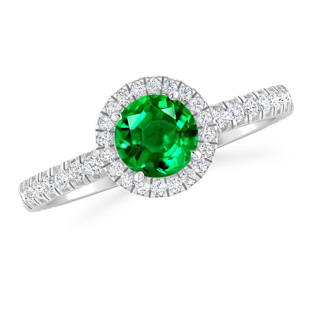 White Gold - Emerald