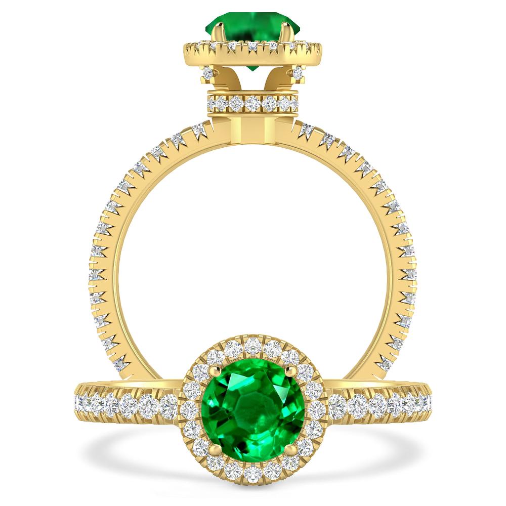 Yellow Gold - Emerald