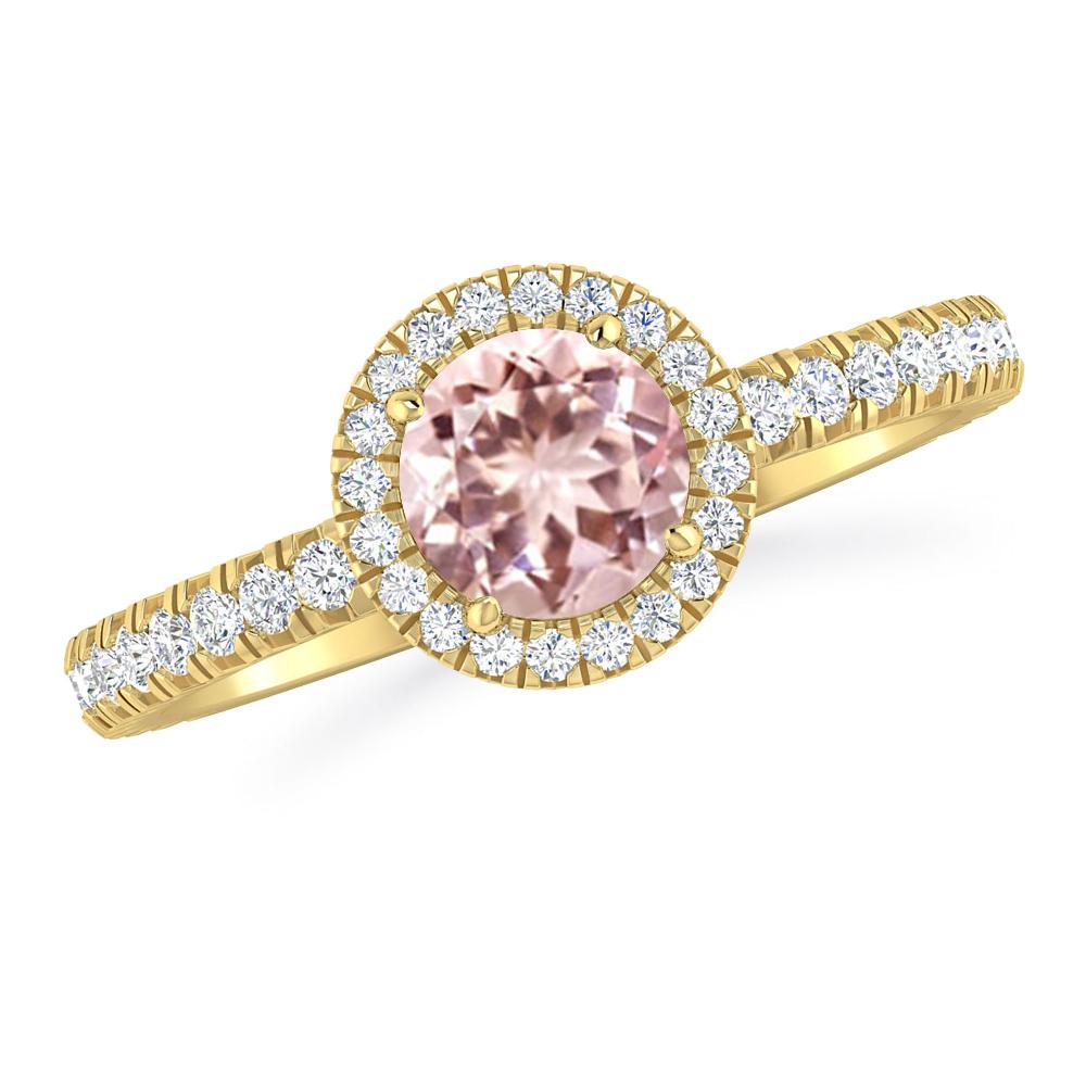 Yellow Gold - Morganite