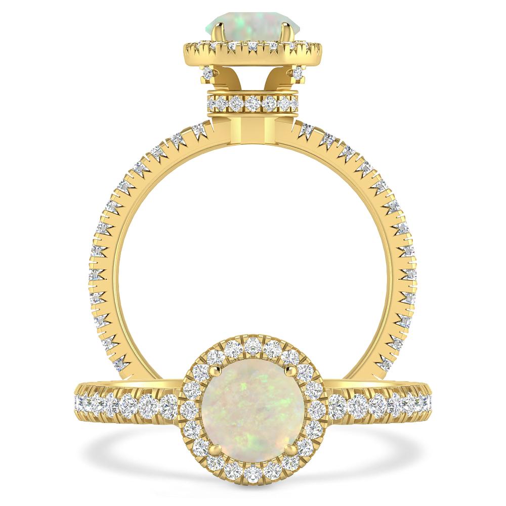 Yellow Gold - Opal