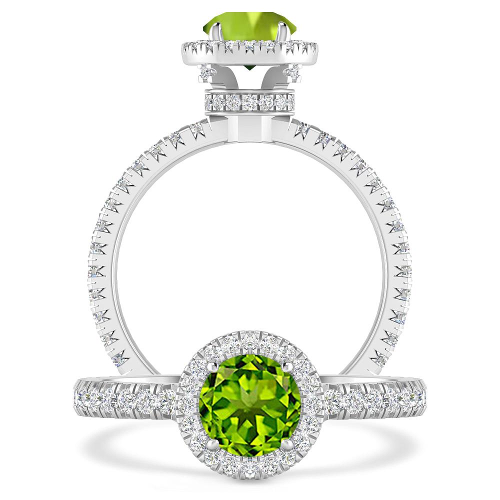 White Gold - Peridot