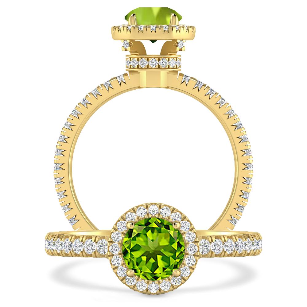 Yellow Gold - Peridot