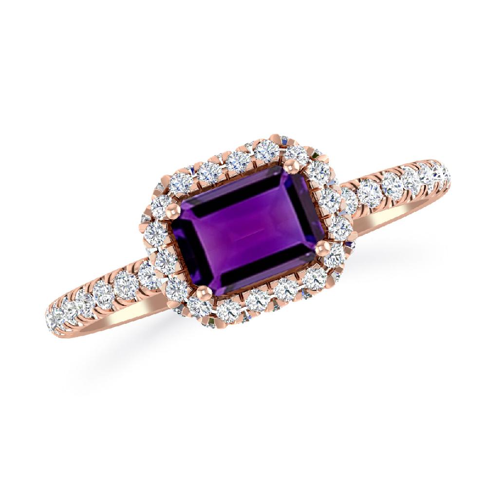 Rose Gold - Amethyst