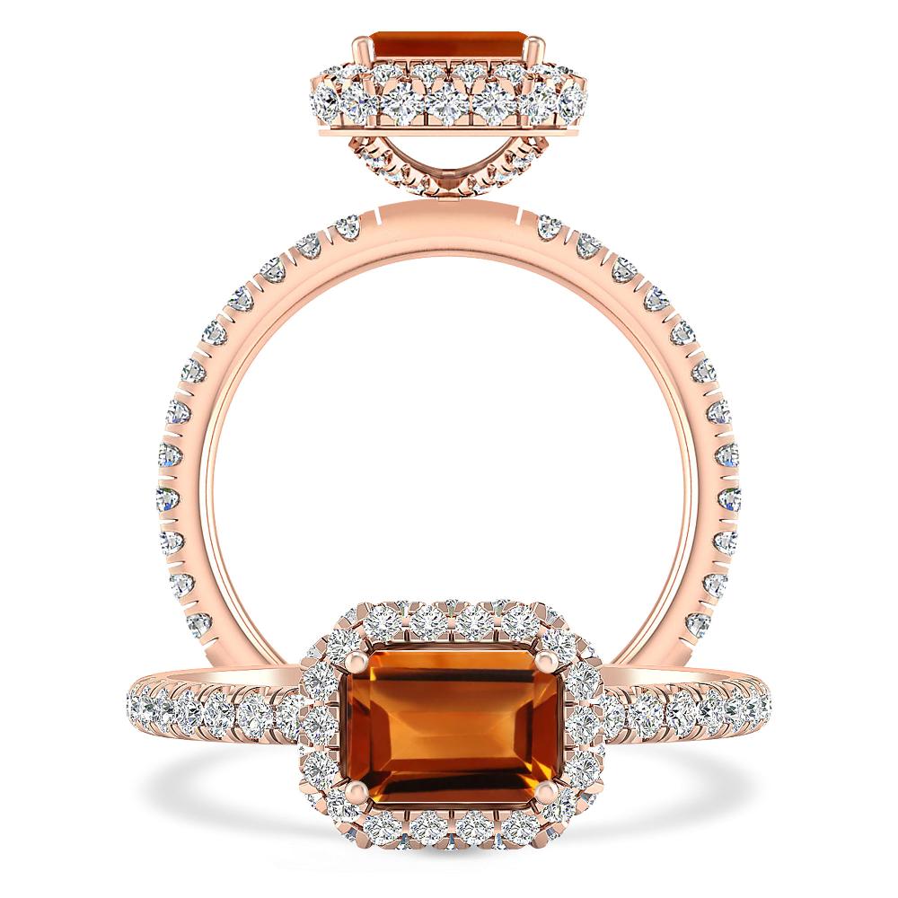 Rose Gold - Citrine