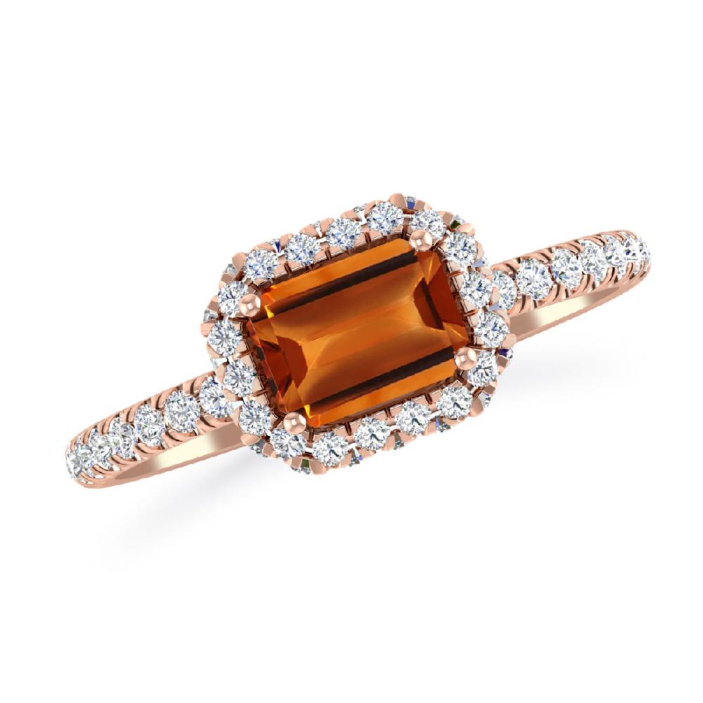 Rose Gold - Citrine