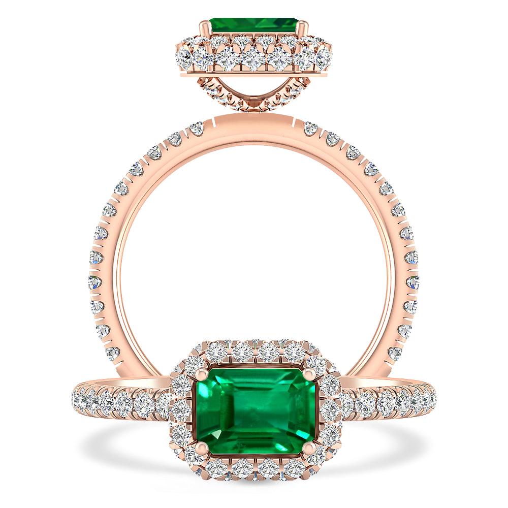 Rose Gold - Emerald