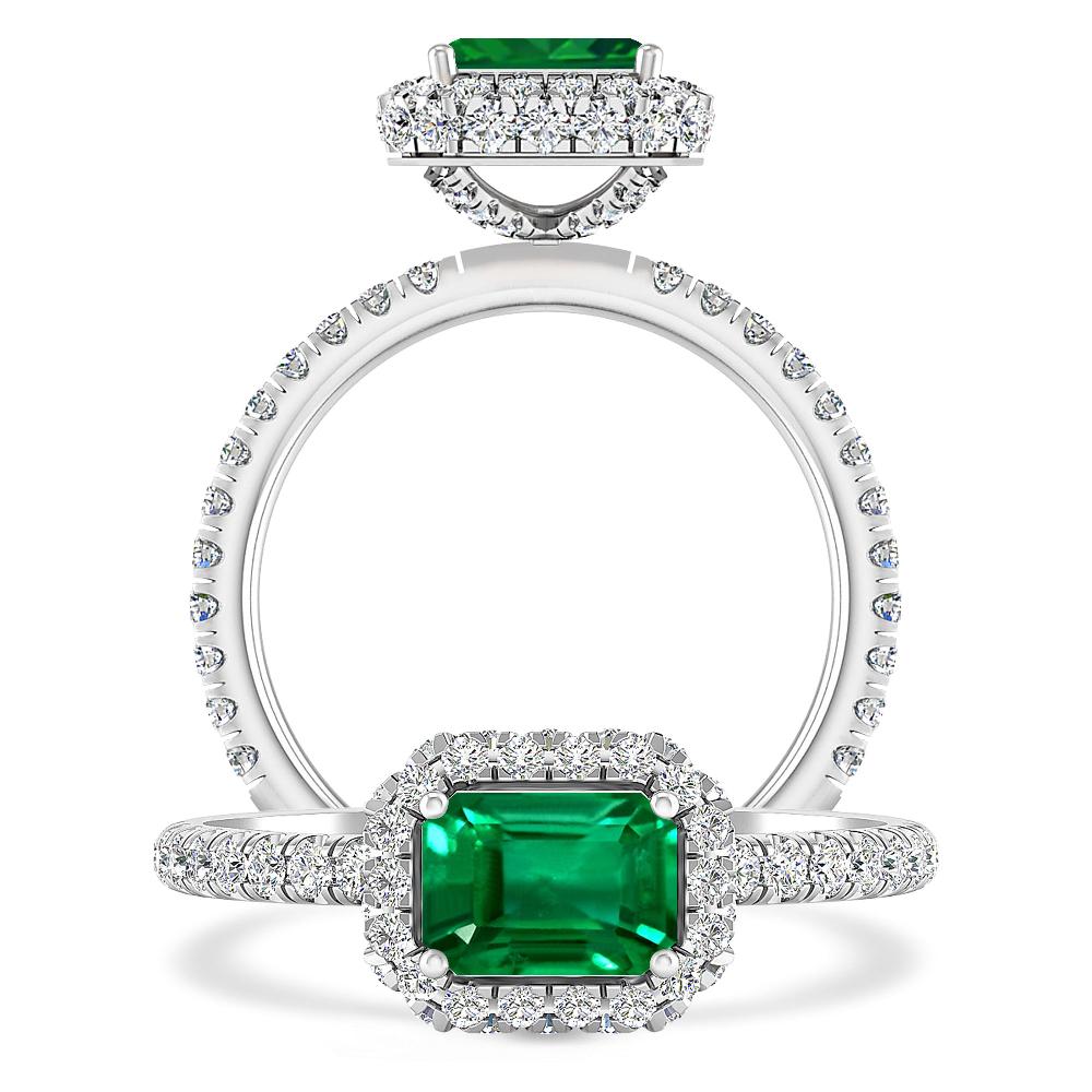 White Gold - Emerald