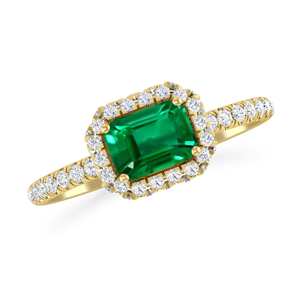 Yellow Gold - Emerald