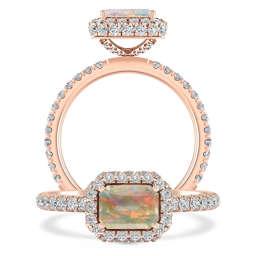 Rose Gold - Opal