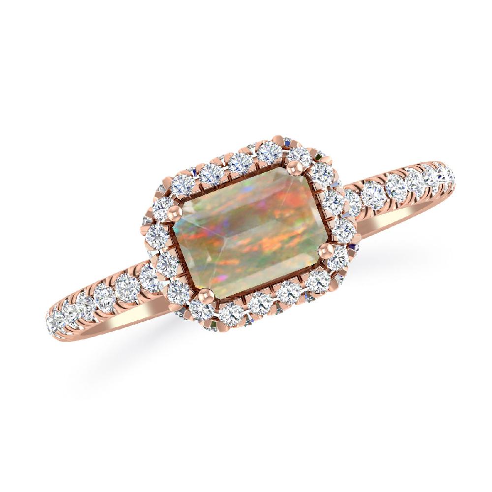 Rose Gold - Opal