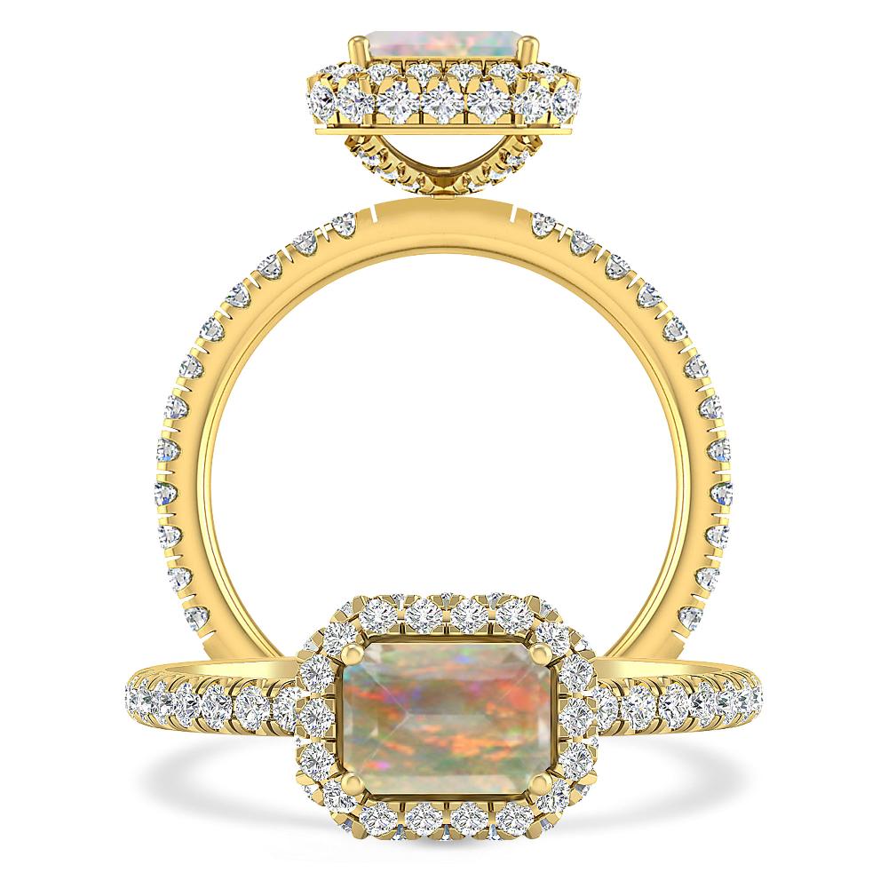 Yellow Gold - Opal