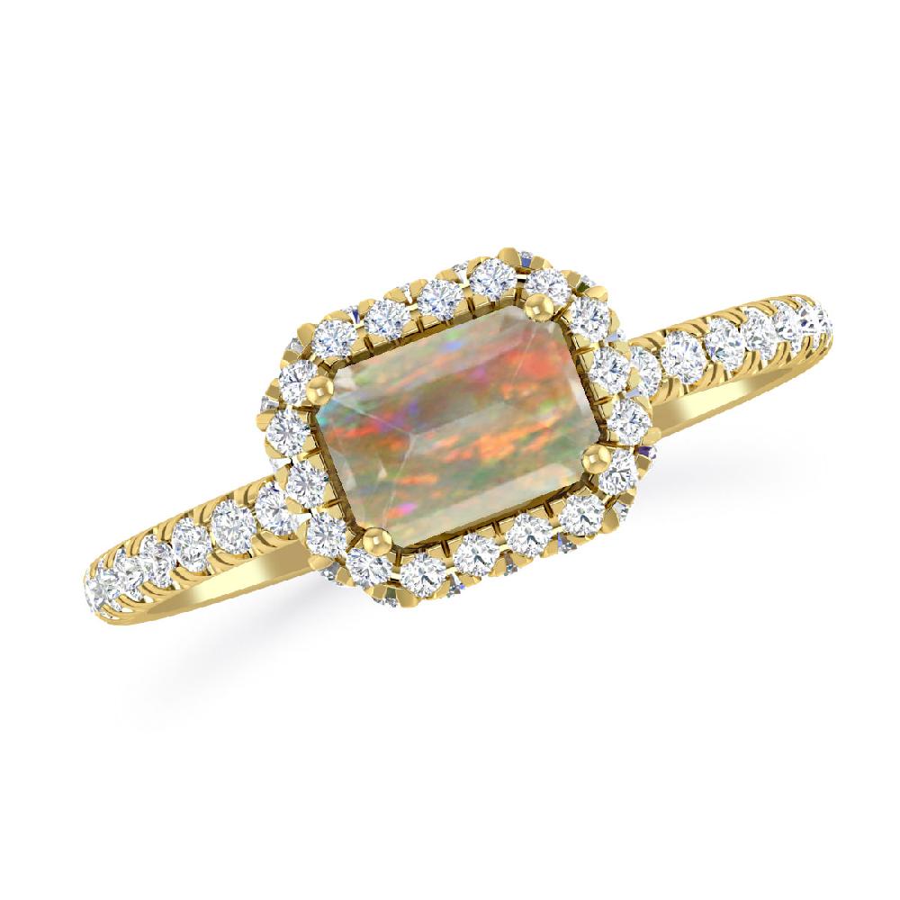 Yellow Gold - Opal