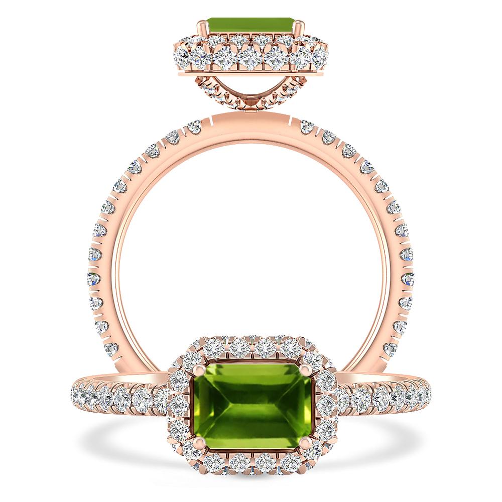 Rose Gold - Peridot